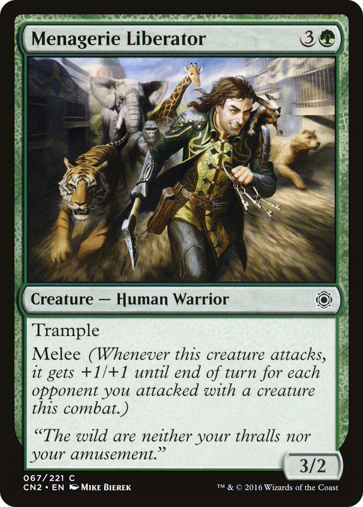 Image of Menagerie Liberator (CN2-067) - Conspiracy: Take the Crown Foil