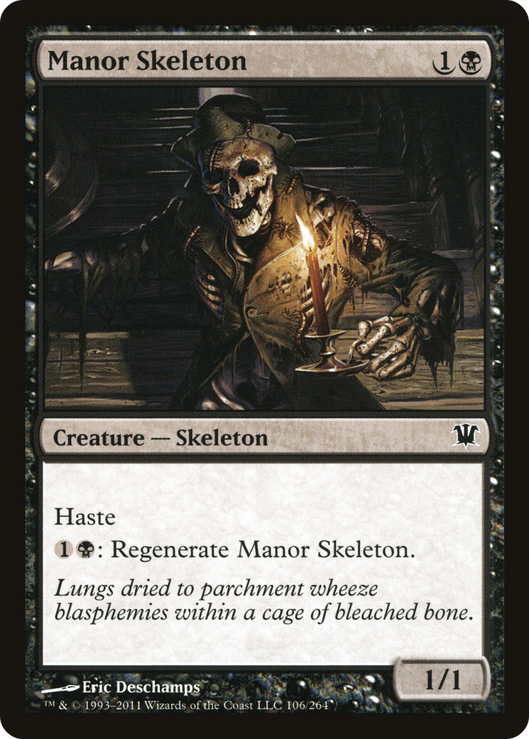 Image of Manor Skeleton (ISD-106) - Innistrad Foil