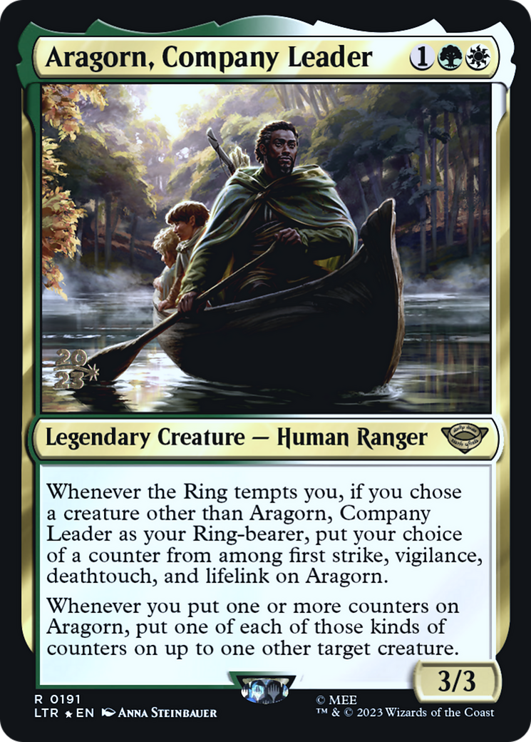 Image of Aragorn, Company Leader (PRE-191) - Tales of Middle-earth Promos Foil