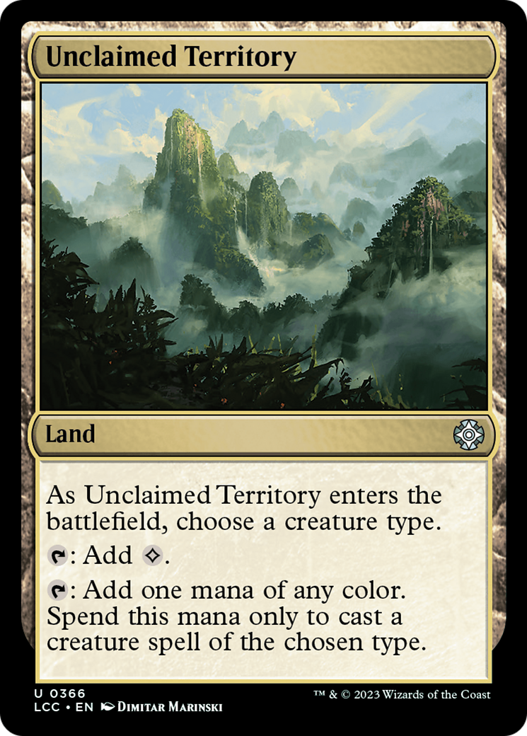 Image of Unclaimed Territory (LCC-366) - The Lost Caverns of Ixalan Commander