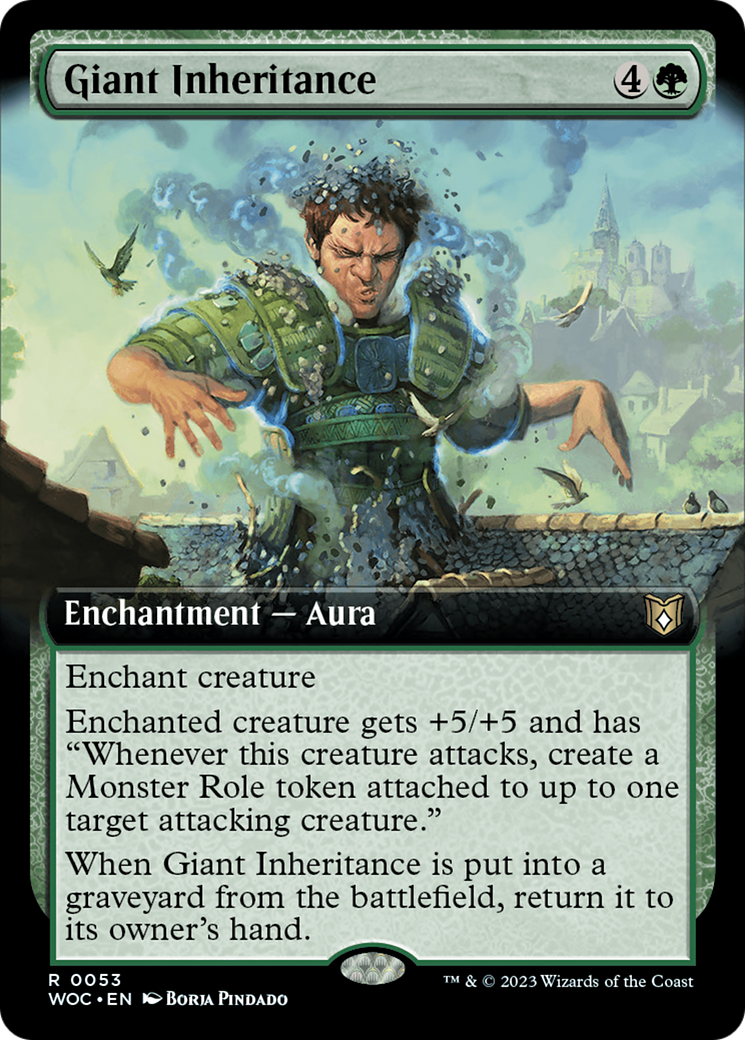 Image of Giant Inheritance (Extended Art) (WOC-053) - Wilds of Eldraine Commander: (Extended Art)