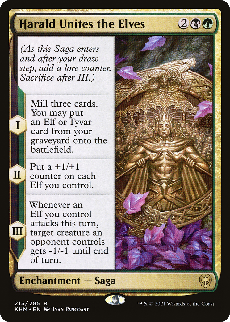 Image of Harald Unites the Elves (KHM-213) - Kaldheim