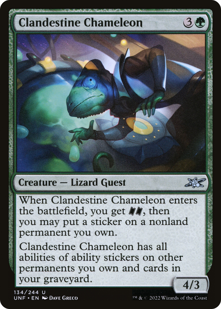 Image of Clandestine Chameleon (UNF-134) - Unfinity