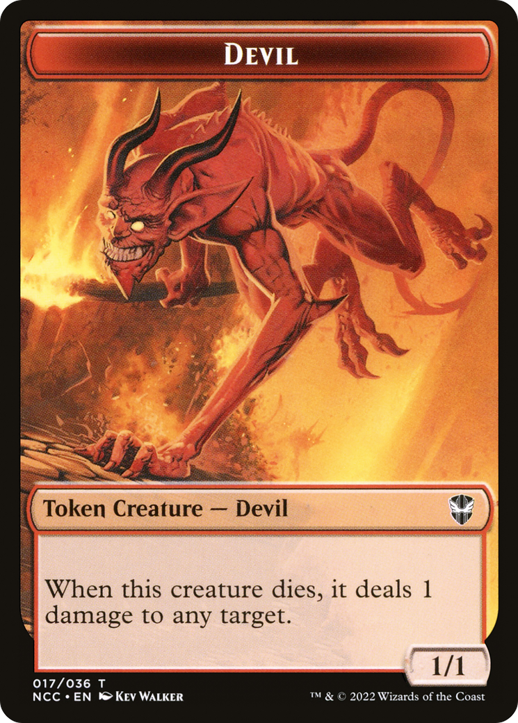 Image of Devil (TNCC-017) - New Capenna Commander Tokens