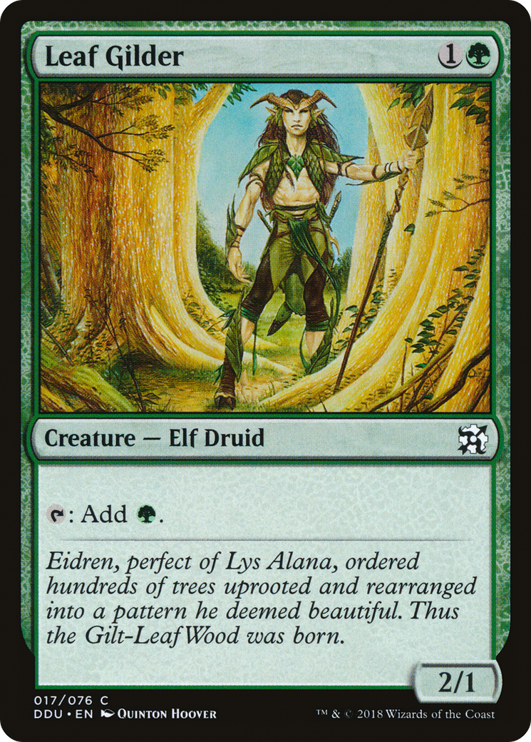 Image of Leaf Gilder (DDU-017) - Duel Decks: Elves vs. Inventors