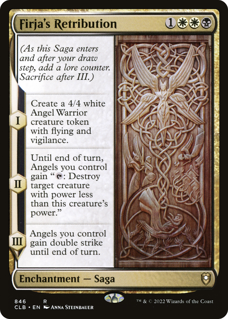 Image of Firja's Retribution (CLB-846) - Commander Legends: Battle for Baldur's Gate