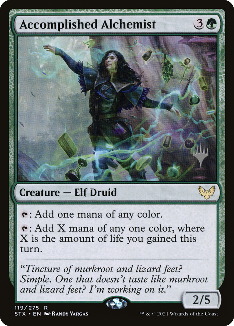Image of Accomplished Alchemist (PPSTX-119) - Strixhaven: School of Mages Promos
