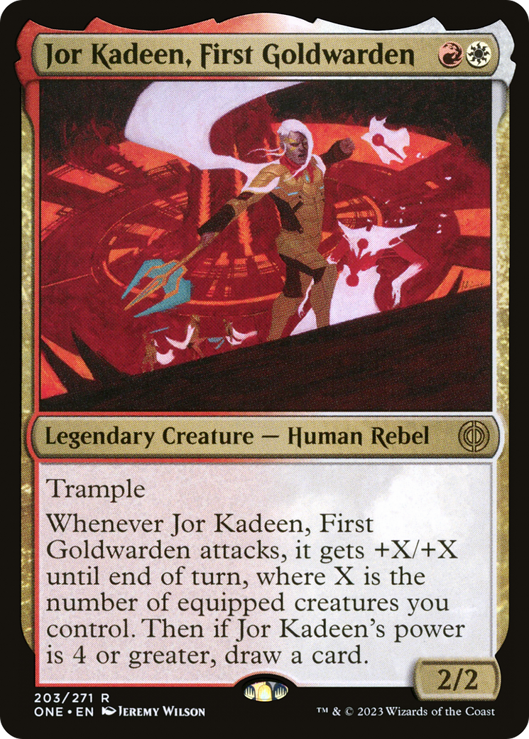 Image of Jor Kadeen, First Goldwarden (ONE-203) - Phyrexia: All Will Be One