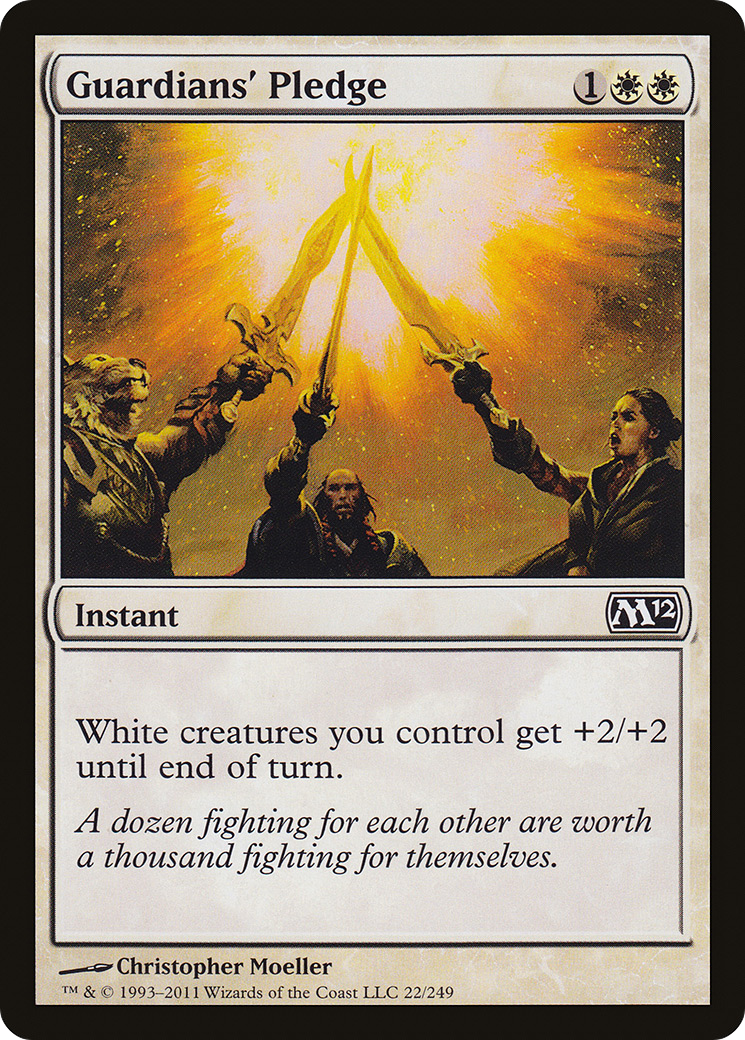 Image of Guardians' Pledge (M12-022) - Magic 2012 Foil
