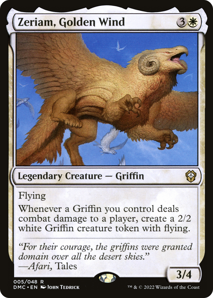 Image of Zeriam, Golden Wind (DMC-005) - Dominaria United Commander
