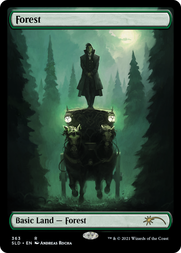 Image of Forest (The Dracula Lands) (SLD-363) - Secret Lair Drop Foil