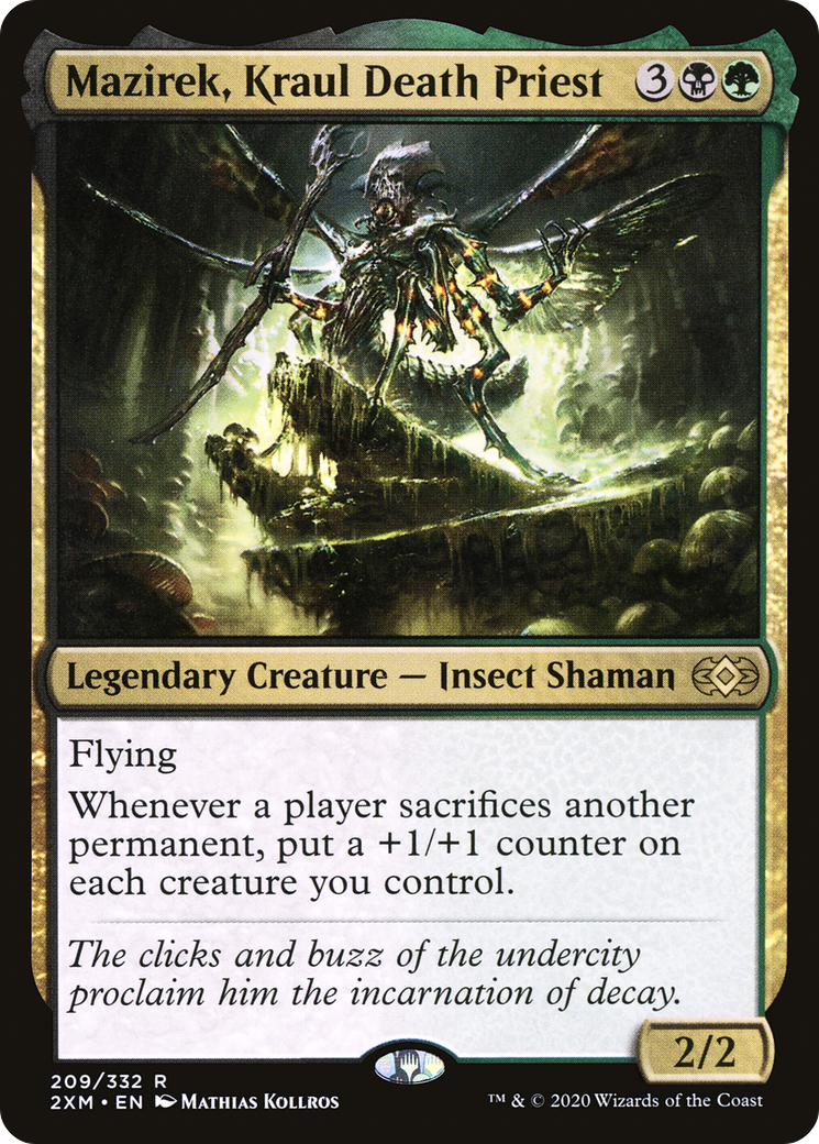 Image of Mazirek, Kraul Death Priest (2XM-209) - Double Masters
