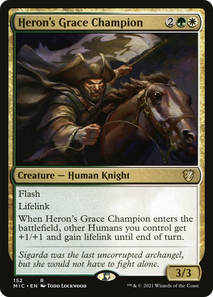 Image of Heron's Grace Champion (MIC-152) - Midnight Hunt Commander