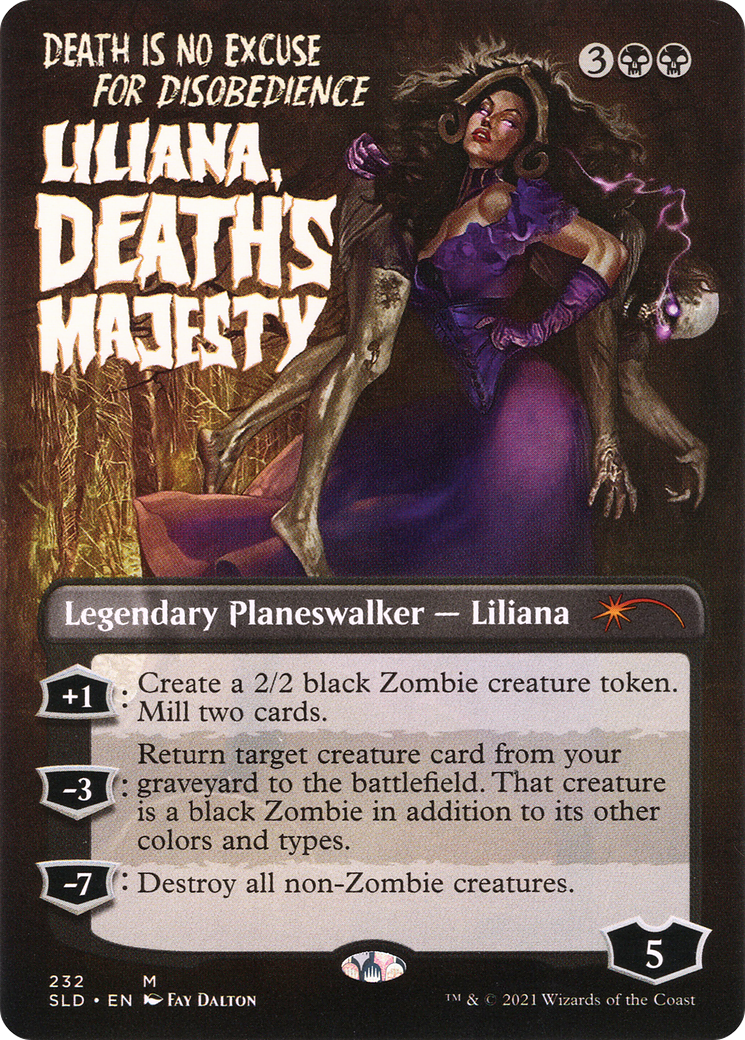 Image of Liliana, Death's Majesty (SLD-232) - Secret Lair Drop (Borderless)
