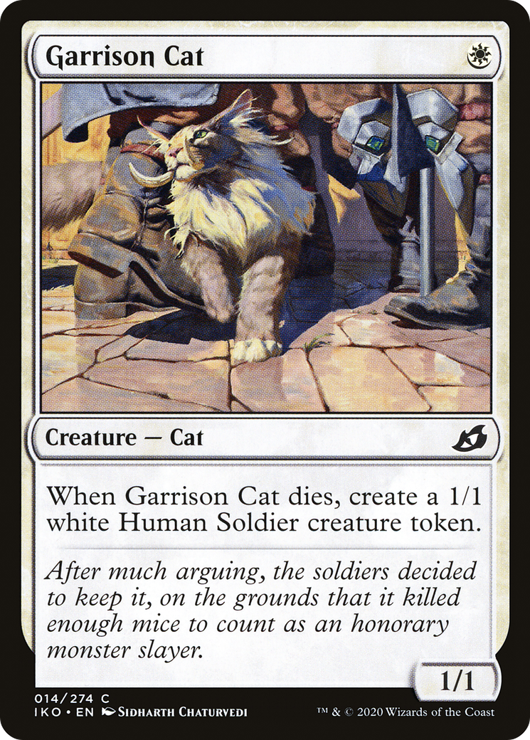 Image of Garrison Cat (IKO-014) - Ikoria: Lair of Behemoths