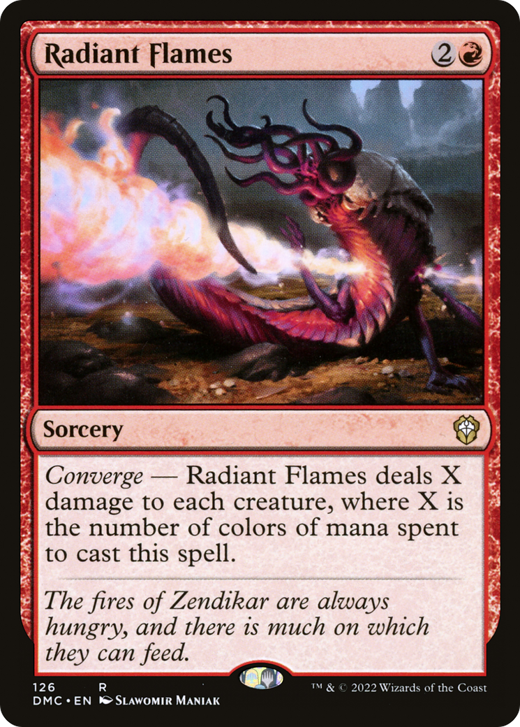 Image of Radiant Flames (DMC-126) - Dominaria United Commander