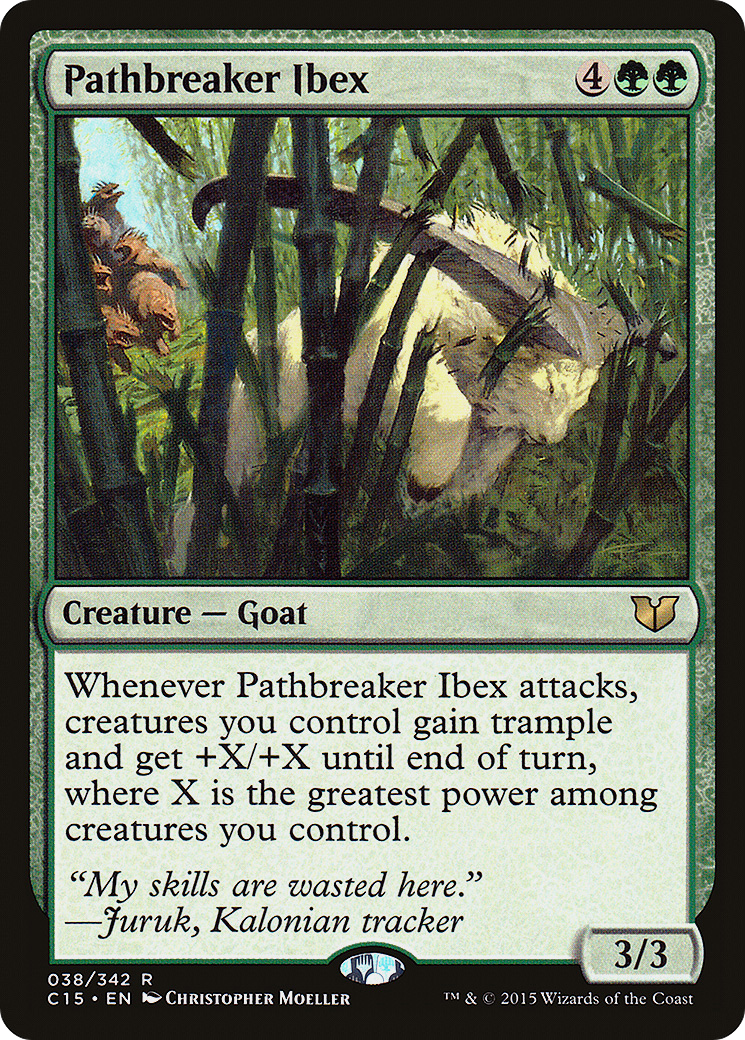 Image of Pathbreaker Ibex (C15-038) - Commander 2015