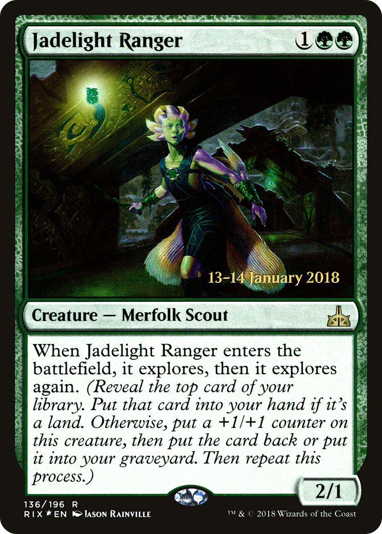 Image of Jadelight Ranger (PRE-136) - Rivals of Ixalan Promos Foil