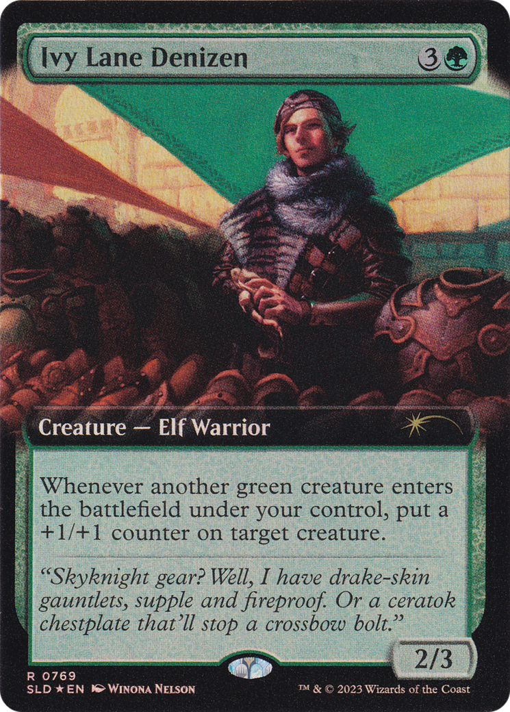 Image of Ivy Lane Denizen (Extended Art) (SLD-769) - Secret Lair Drop: (Extended Art) Foil