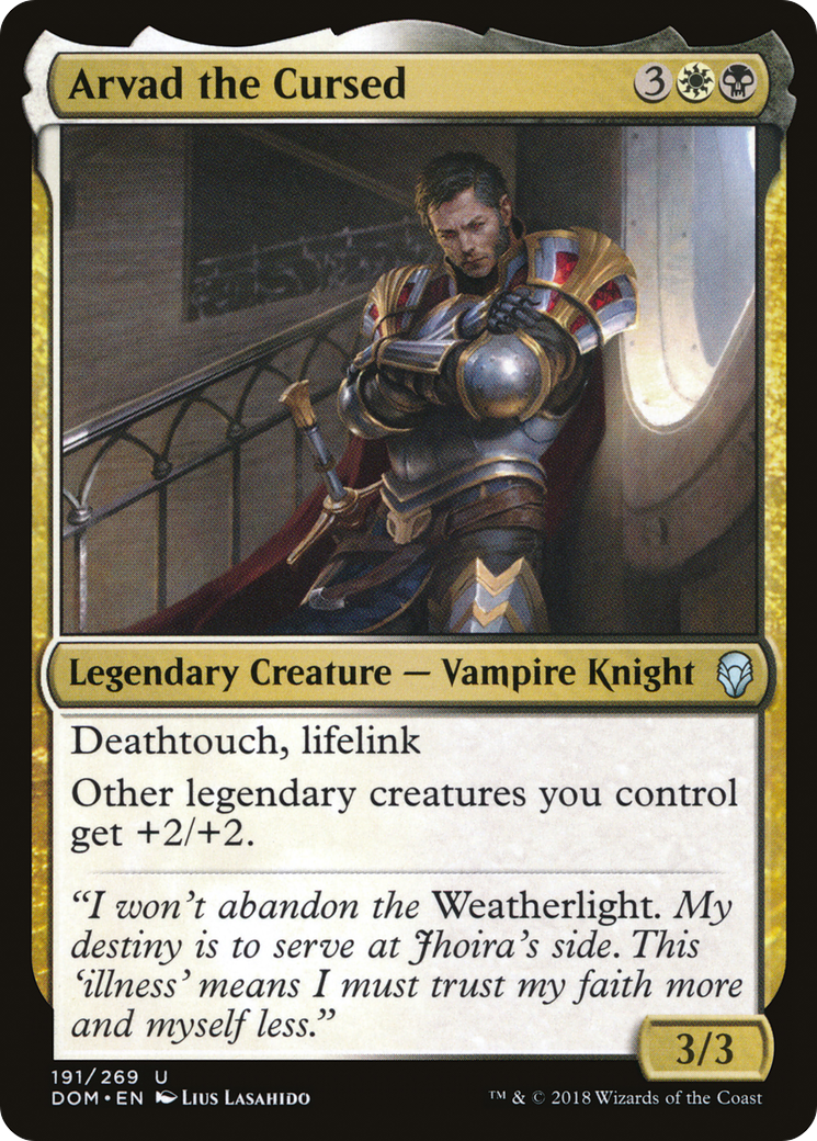 Image of Arvad the Cursed (DOM-191) - Dominaria Foil