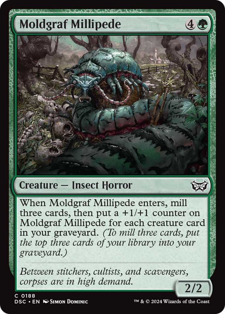 Image of Moldgraf Millipede (DSC-188) - Duskmourn: House of Horror Commander