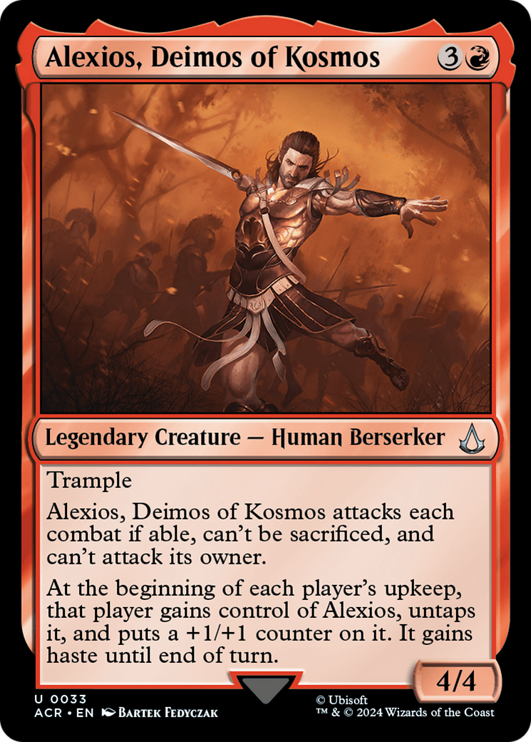 Image of Alexios, Deimos of Kosmos (ACR-033) - Assassin's Creed Foil