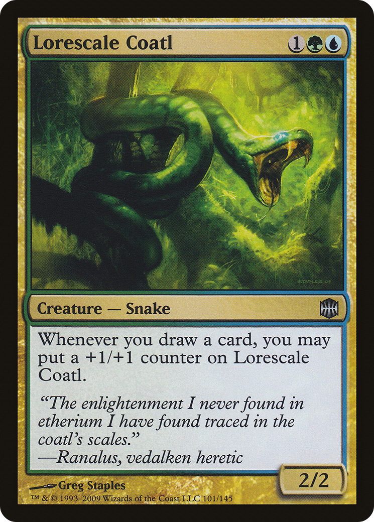 Image of Lorescale Coatl (ARB-101) - Alara Reborn