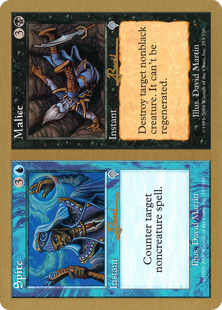 Image of Spite // Malice - 2001 Antoine Ruel (INV) (WCD-) - World Championship Decks 2001