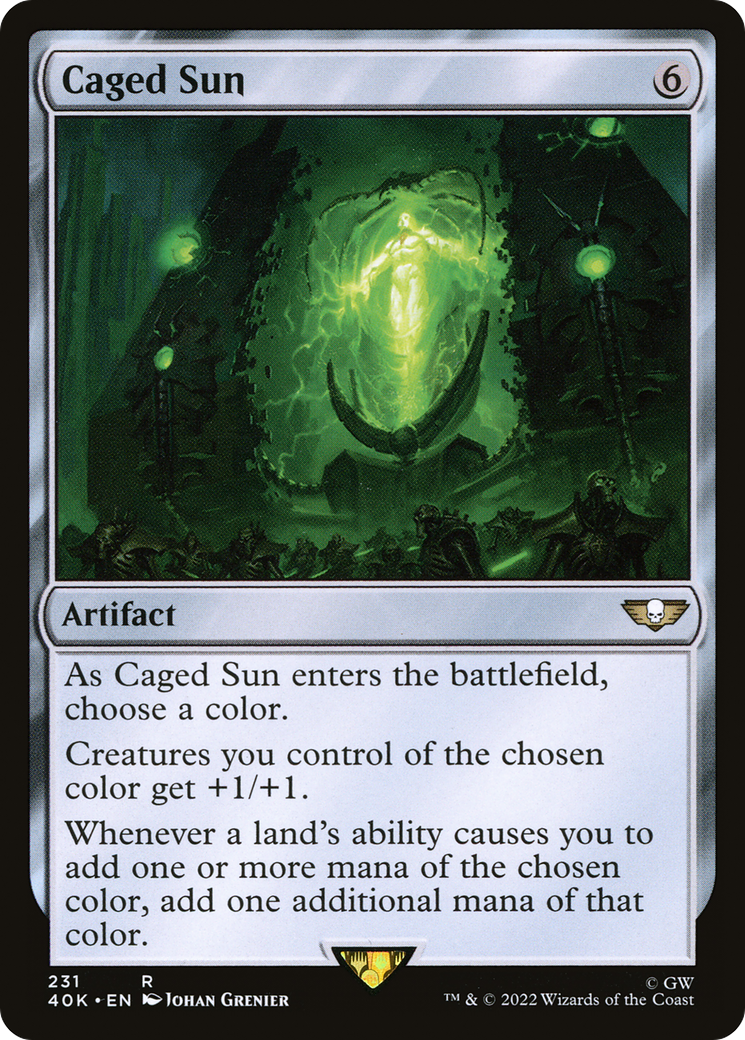 Image of Caged Sun (40K-231) - Warhammer 40,000 Commander