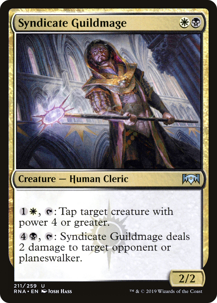 Image of Syndicate Guildmage (RNA-211) - Ravnica Allegiance Foil