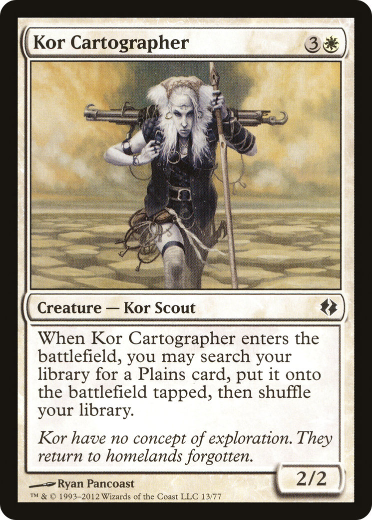 Image of Kor Cartographer (DDI-013) - Duel Decks: Venser vs. Koth