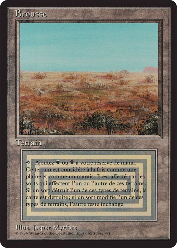 Image of Scrubland (FBB-) - Foreign Black Border