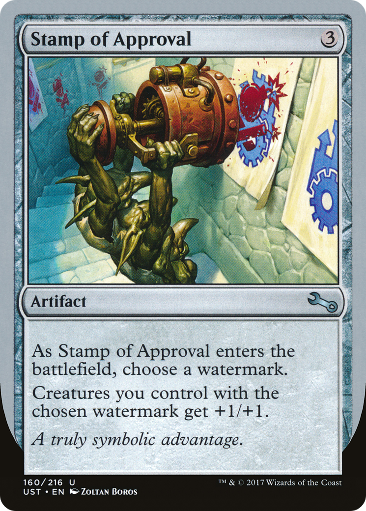 Image of Stamp of Approval (UST-160) - Unstable