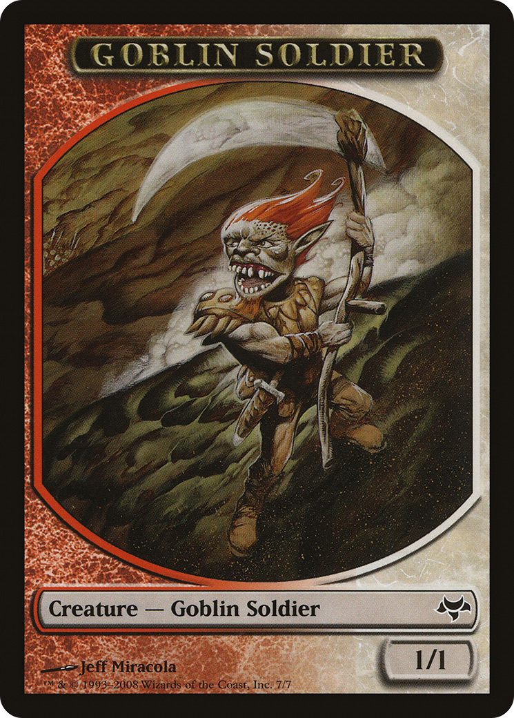 Image of Goblin Soldier Token (EVE-007) - Eventide Tokens