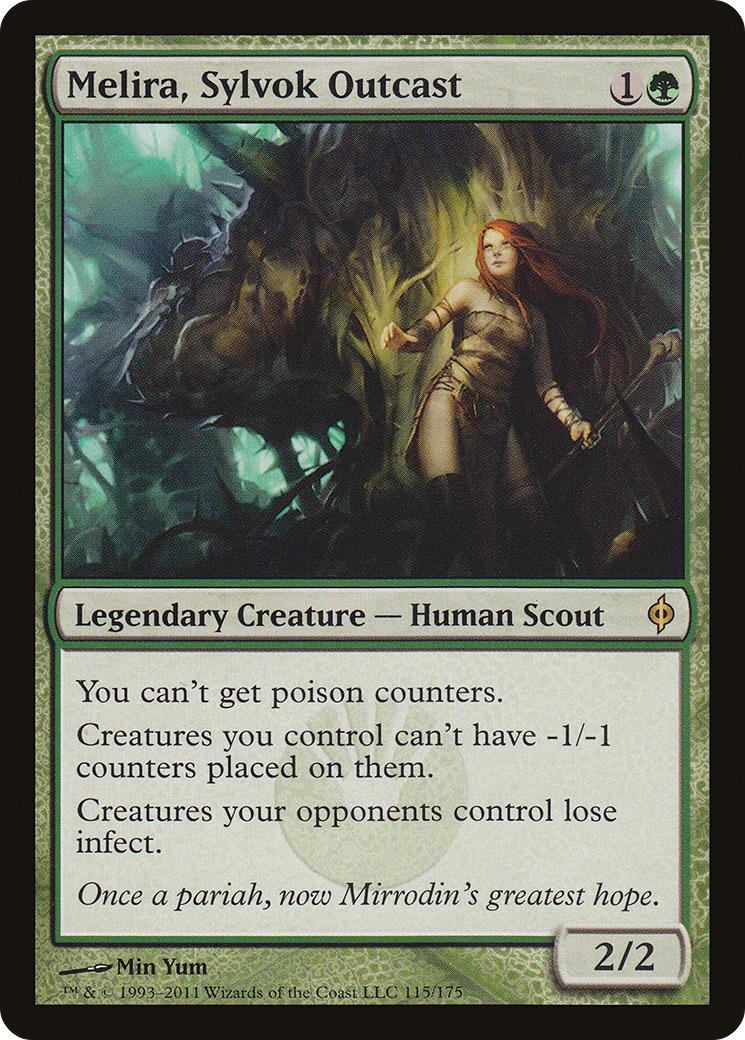Image of Melira, Sylvok Outcast (NPH-115) - New Phyrexia Foil