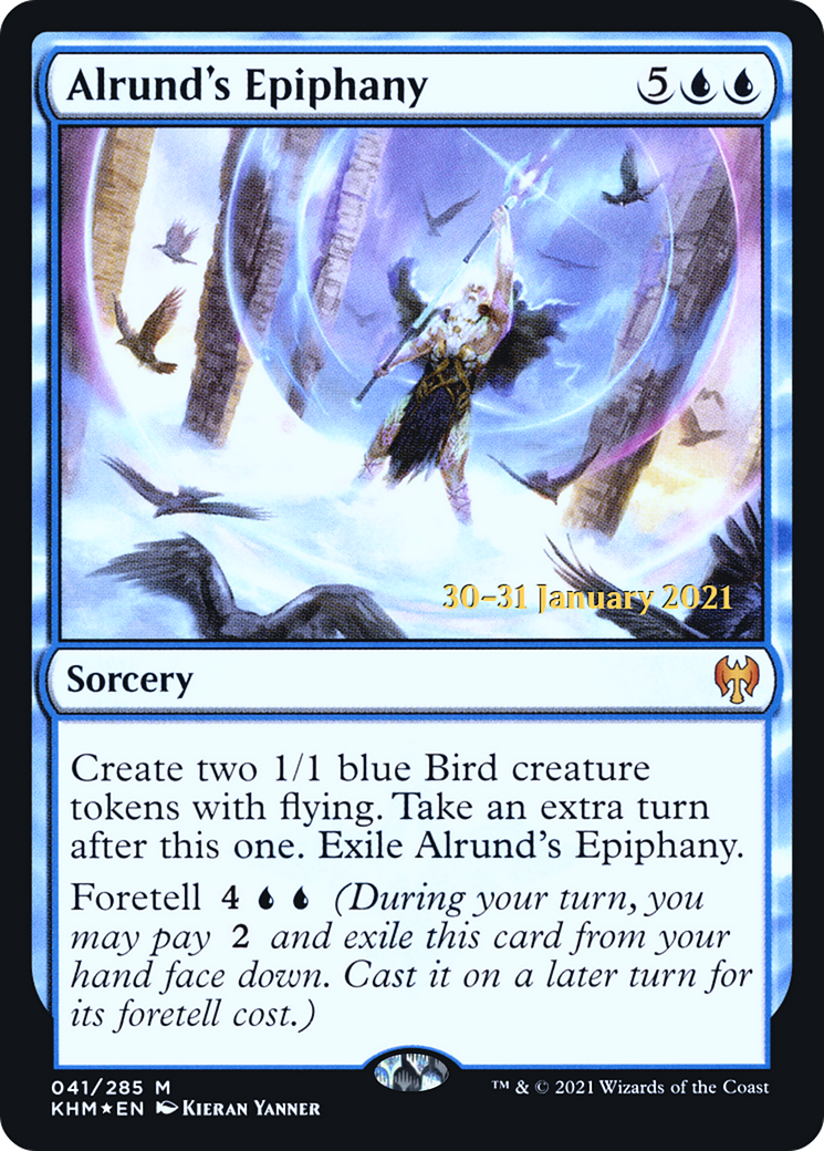 Image of Alrund's Epiphany (PRE-041) - Kaldheim Promos Foil