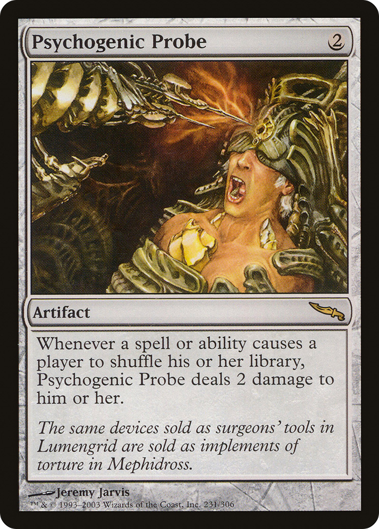 Image of Psychogenic Probe (MRD-231) - Mirrodin Foil