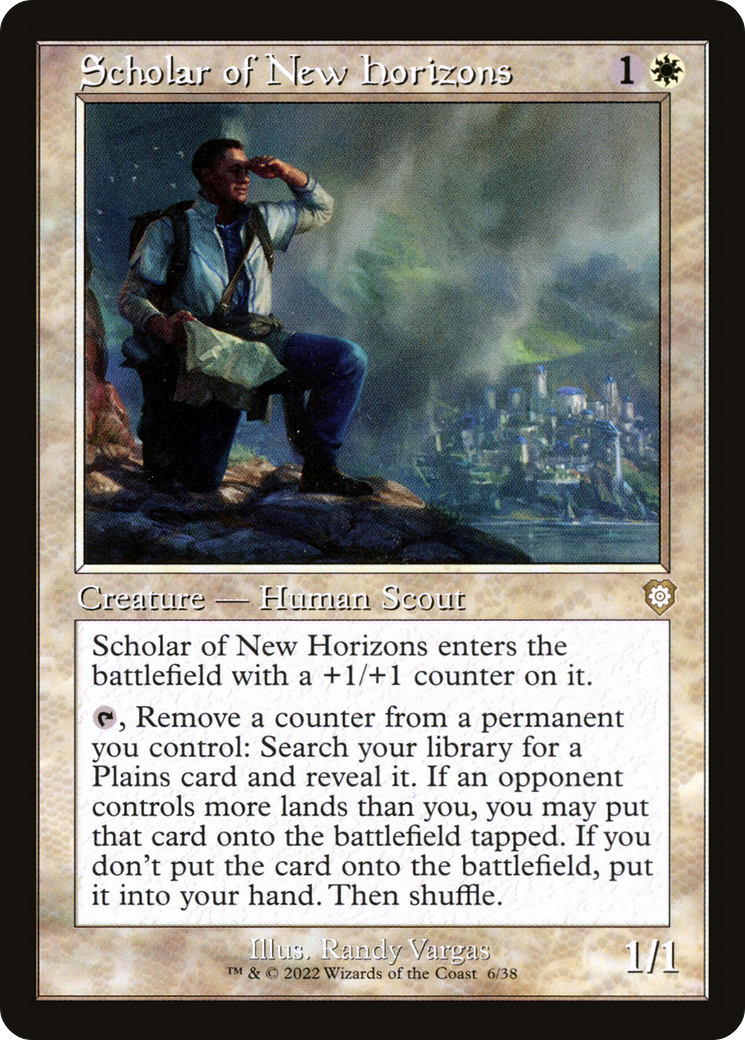 Image of Scholar of New Horizons (Retro Frame) (BRC-006) - The Brothers' War Commander