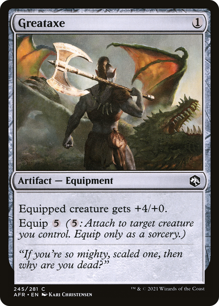 Image of Greataxe (AFR-245) - Adventures in the Forgotten Realms