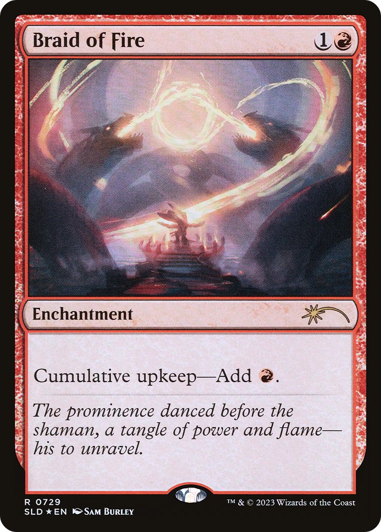 Image of Braid of Fire (729) (SLD-0729) - Secret Lair Drop Foil