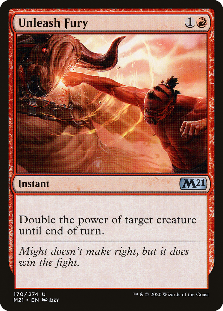 Image of Unleash Fury (M21-170) - Core Set 2021 Foil