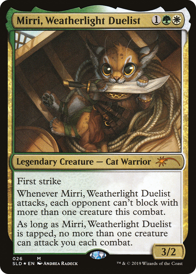 Image of Mirri, Weatherlight Duelist (SLD-026) - Secret Lair Drop Foil