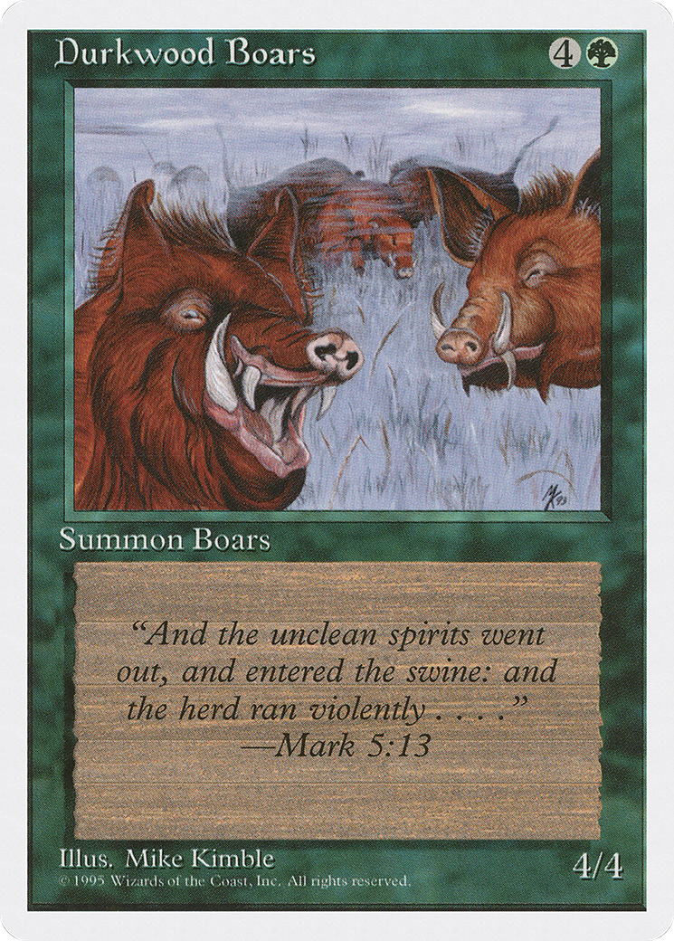 Image of Durkwood Boars (4ED-) - Fourth Edition
