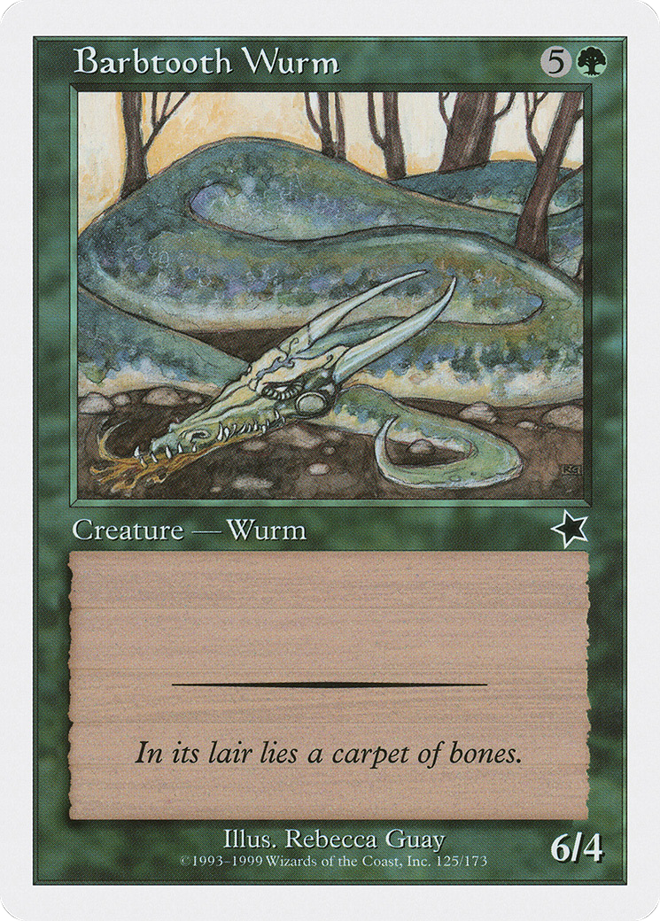 Image of Barbtooth Wurm (S99-125) - Starter 1999