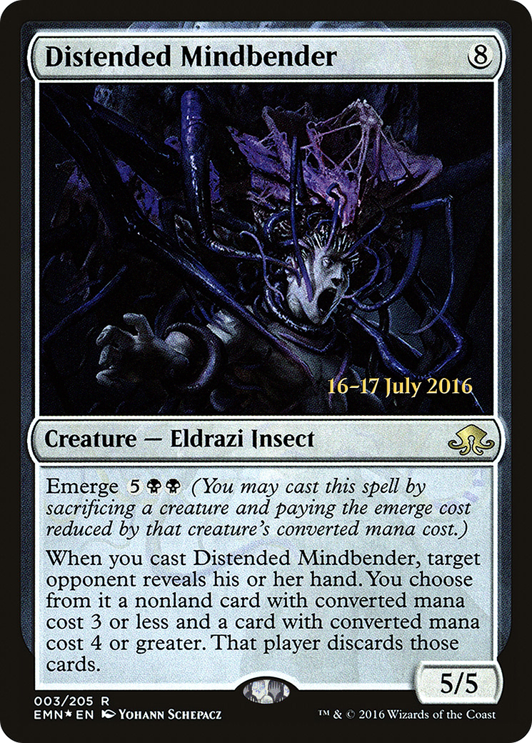 Image of Distended Mindbender (PRE-003) - Eldritch Moon Promos Foil