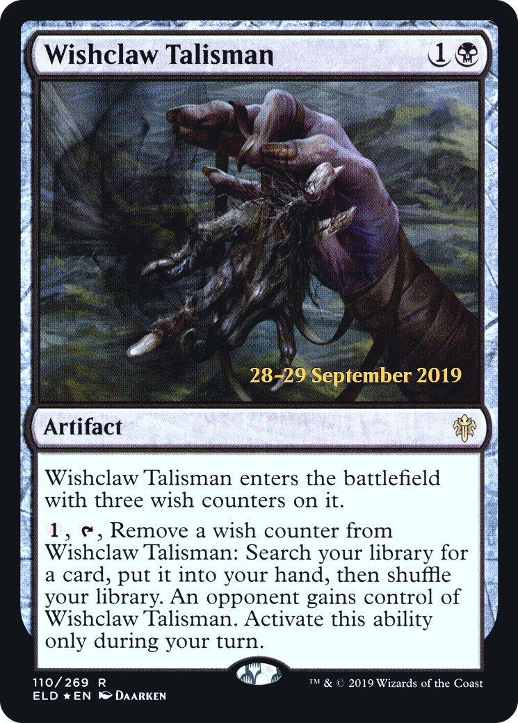 Image of Wishclaw Talisman (PRE-110) - Throne of Eldraine Promos Foil