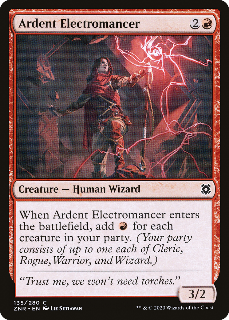 Image of Ardent Electromancer (ZNR-135) - Zendikar Rising Foil