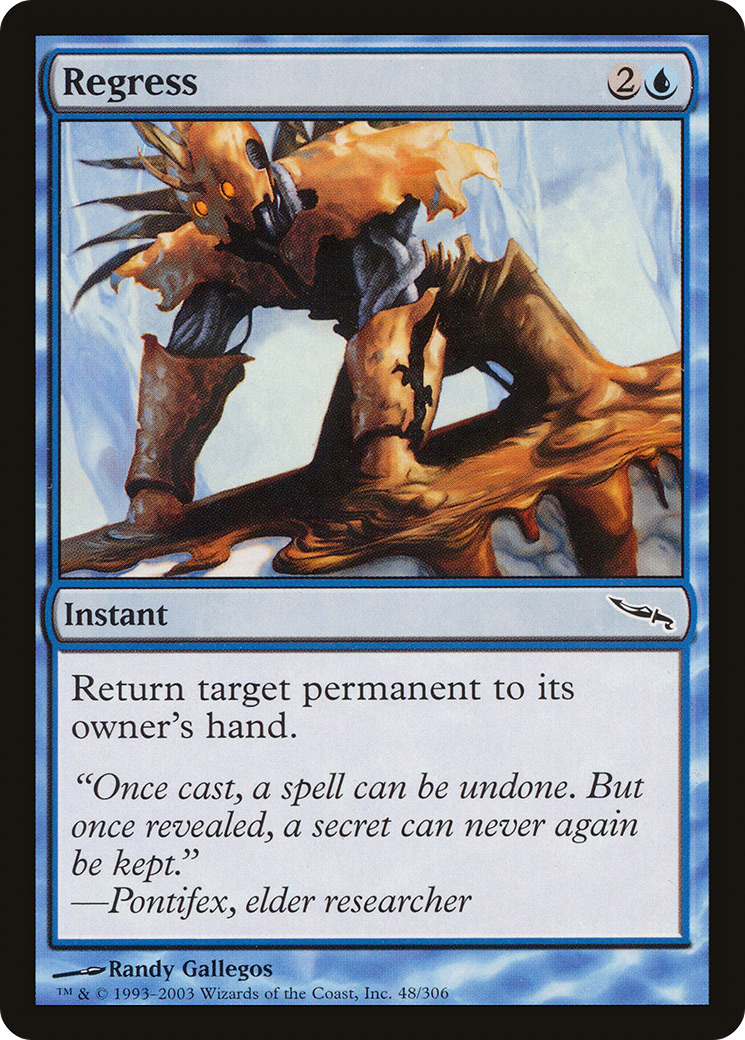 Image of Regress (MRD-048) - Mirrodin Foil