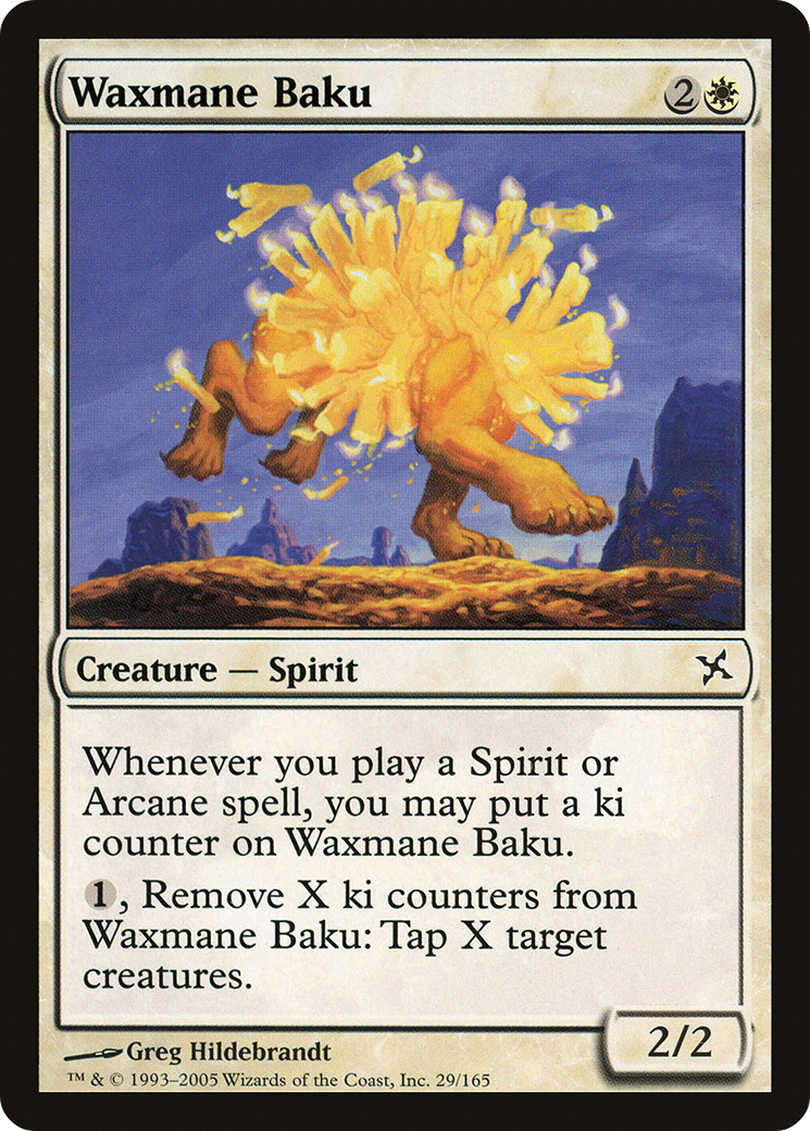 Image of Waxmane Baku (BOK-029) - Betrayers of Kamigawa Foil