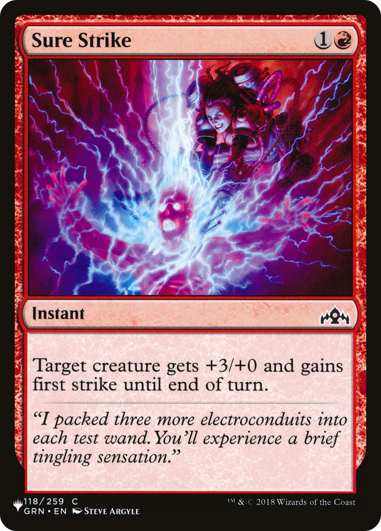 Image of Sure Strike (LIST-GRN-118) - The List